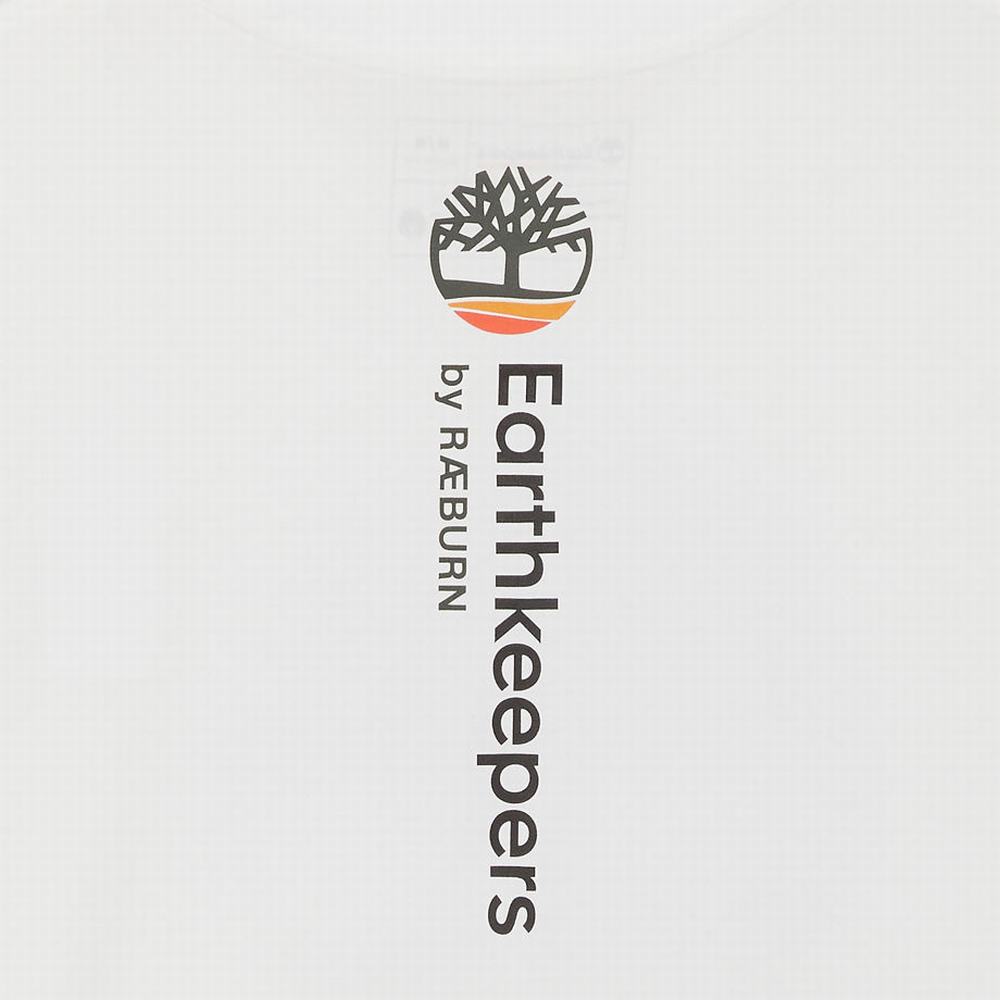 Pánské Tričko Timberland Earthkeepers® by Raeburn All Gender Logo T-Shirt Bílé | TI64829-170