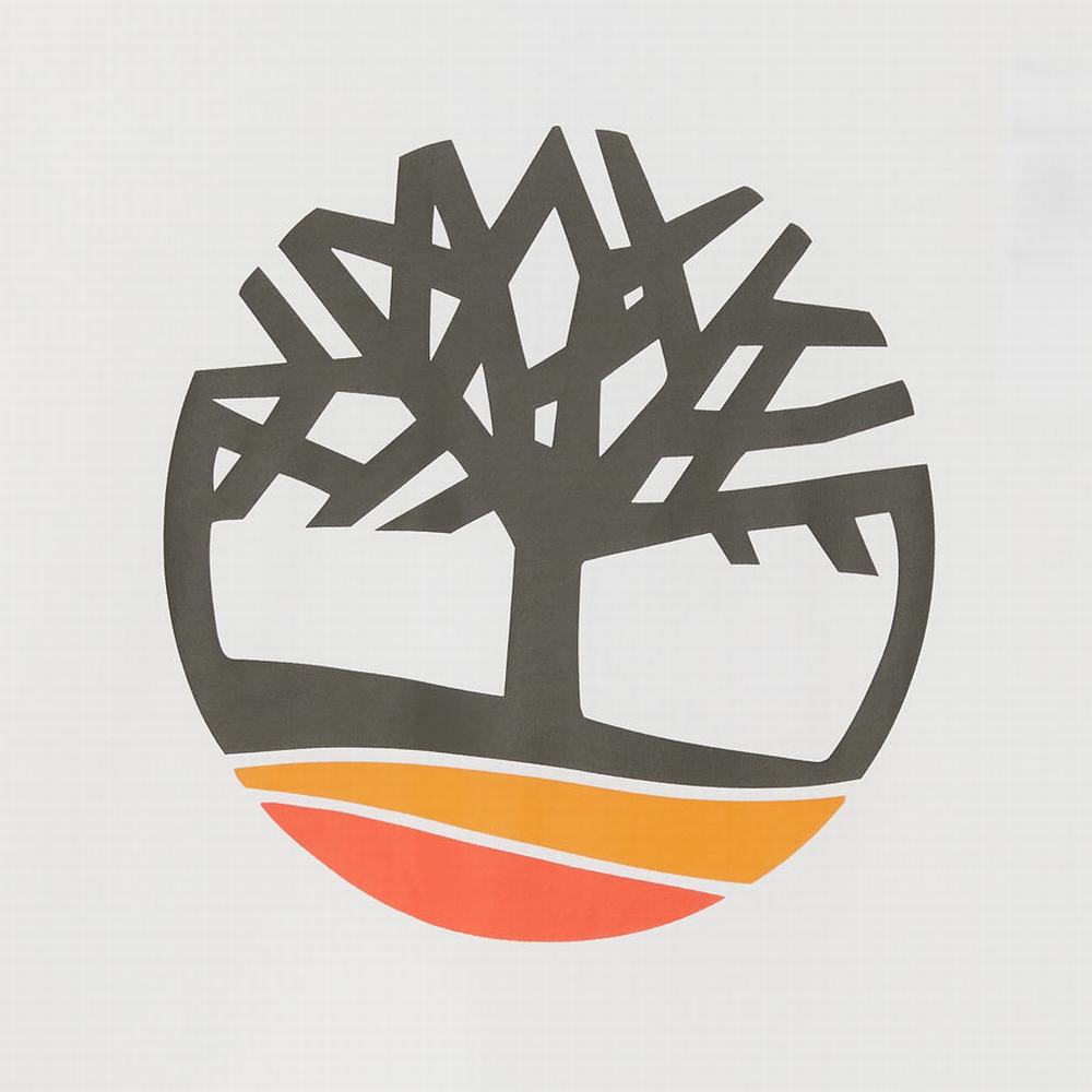 Pánské Tričko Timberland Earthkeepers® by Raeburn All Gender Logo T-Shirt Bílé | TI64829-170