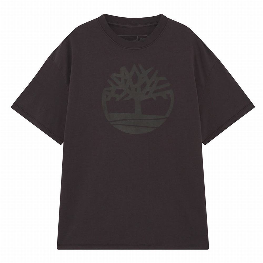 Pánské Tričko Timberland Earthkeepers® by Raeburn All Gender Logo T-Shirt Tmavě Šedé | TI95064-537
