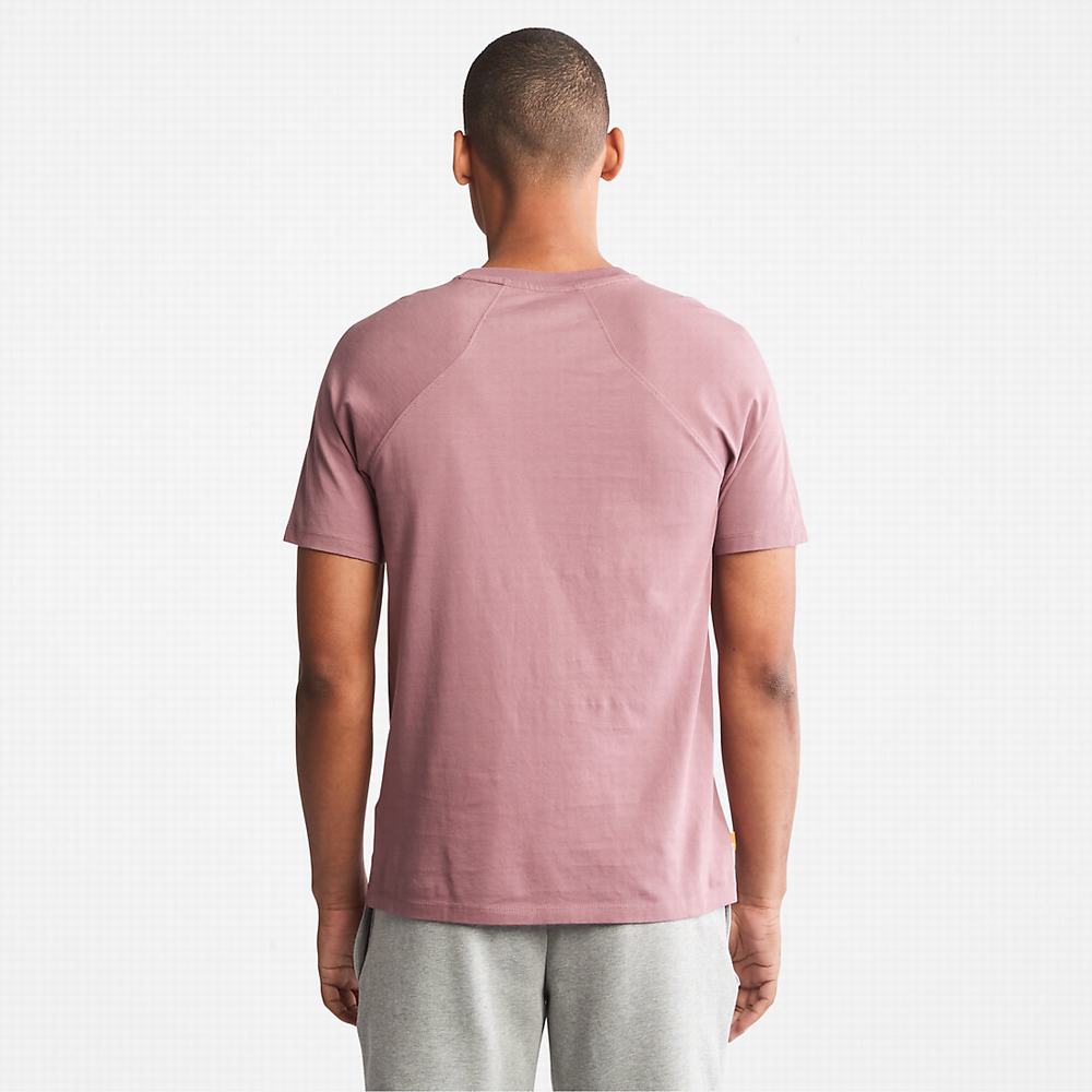 Pánské Tričko Timberland Eco-Ready Supima® Bavlněné TimberFresh™ T-Shirt Růžové | TI02173-375