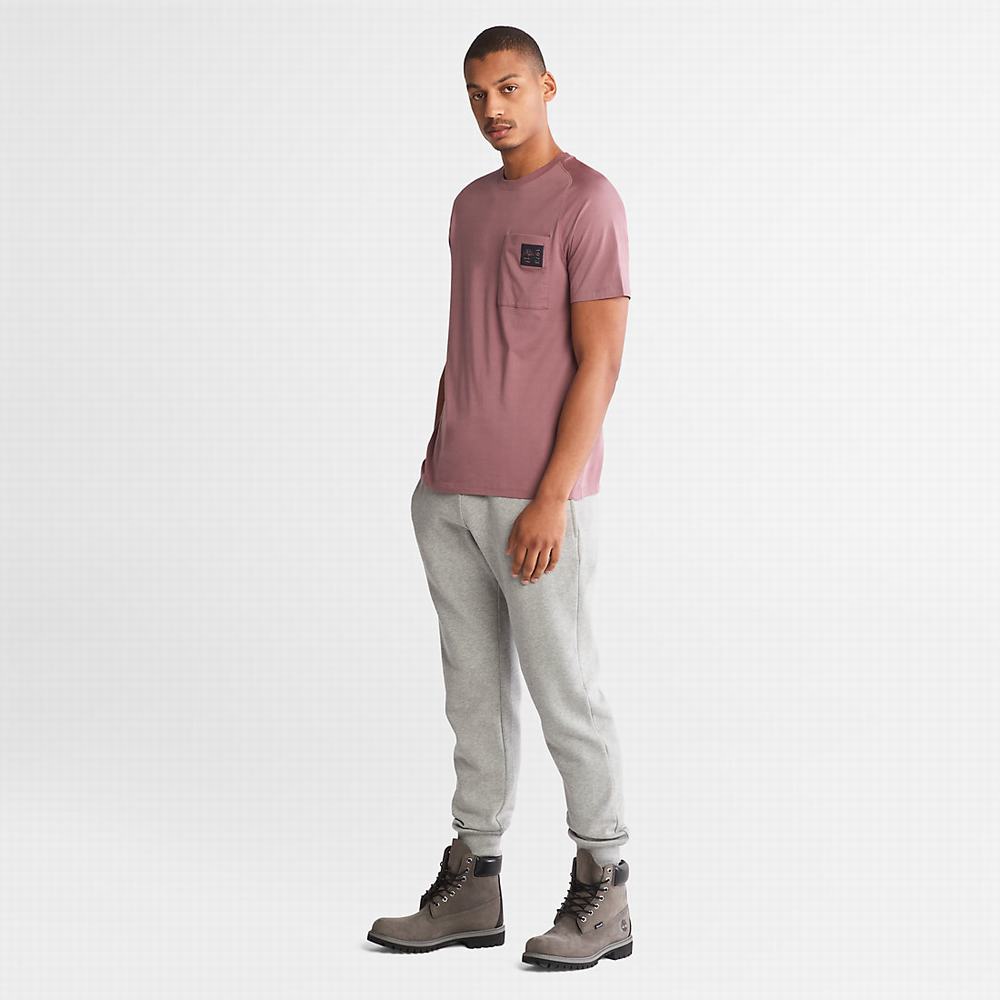 Pánské Tričko Timberland Eco-Ready Supima® Bavlněné TimberFresh™ T-Shirt Růžové | TI02173-375
