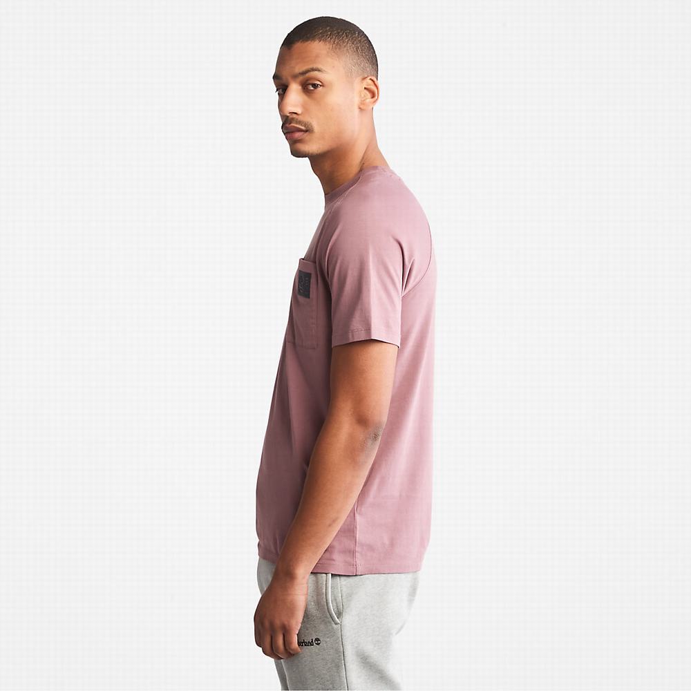 Pánské Tričko Timberland Eco-Ready Supima® Bavlněné TimberFresh™ T-Shirt Růžové | TI02173-375