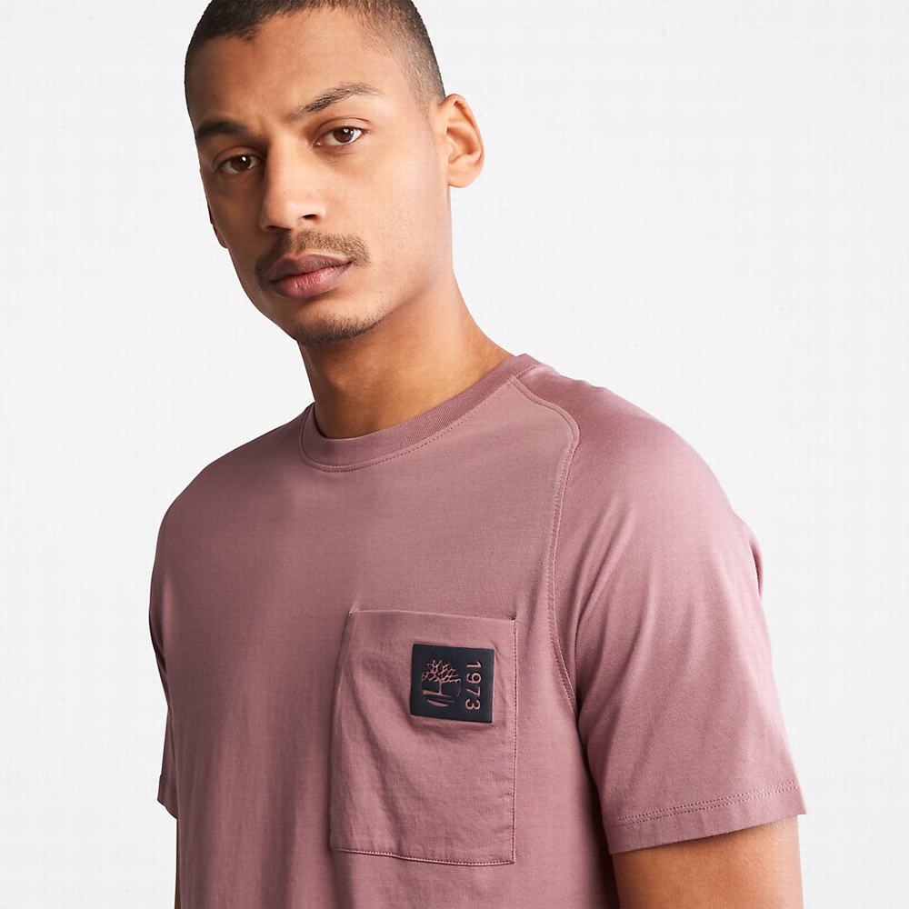 Pánské Tričko Timberland Eco-Ready Supima® Bavlněné TimberFresh™ T-Shirt Růžové | TI02173-375
