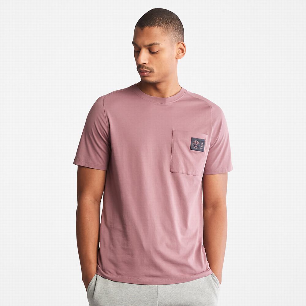 Pánské Tričko Timberland Eco-Ready Supima® Bavlněné TimberFresh™ T-Shirt Růžové | TI02173-375