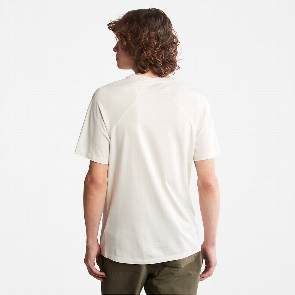 Pánské Tričko Timberland Eco-Ready Supima® Bavlněné TimberFresh™ T-Shirt Bílé | TI75614-287