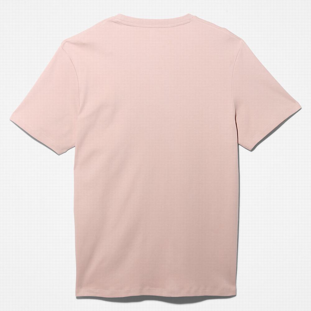 Pánské Tričko Timberland Interlock TimberFresh™ T-Shirt Růžové | TI42978-942
