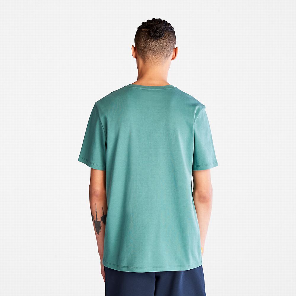 Pánské Tričko Timberland Interlock TimberFresh™ T-Shirt Zelene | TI58924-035