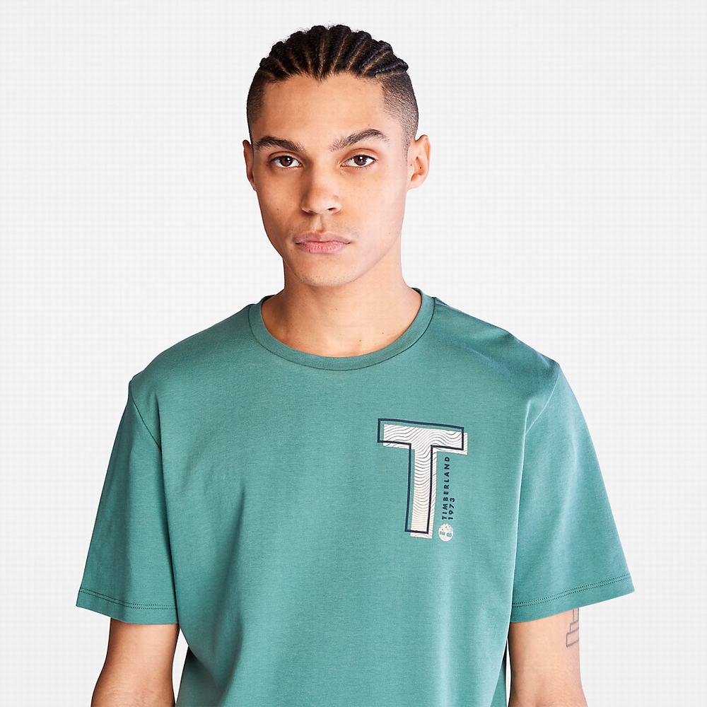 Pánské Tričko Timberland Interlock TimberFresh™ T-Shirt Zelene | TI58924-035