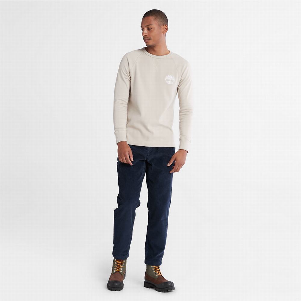 Pánské Tričko Timberland Lifestyle SolucellAir™ LS T-Shirt Světle Šedé | TI82735-543