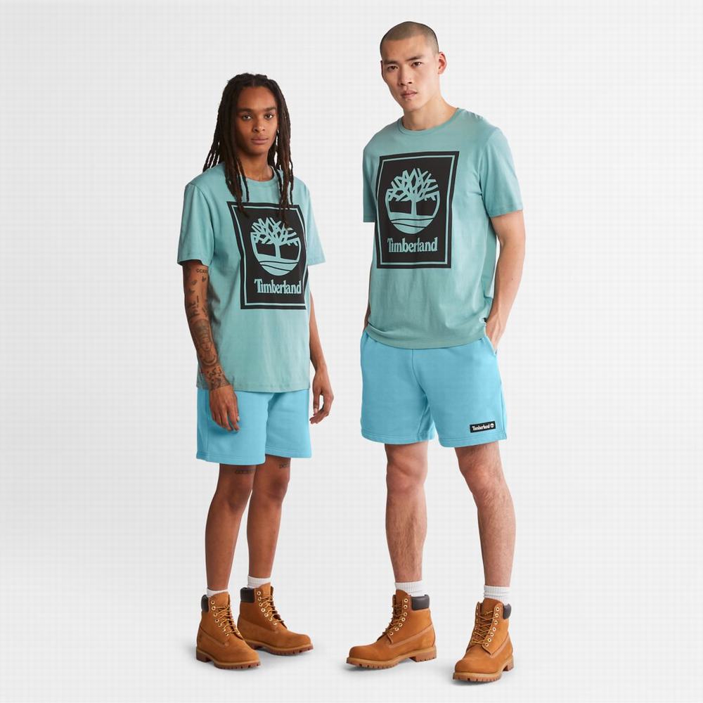 Pánské Tričko Timberland Logo T-Shirt Blankyt Černé | TI24350-764