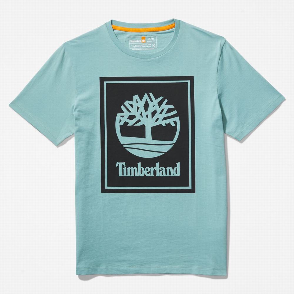 Pánské Tričko Timberland Logo T-Shirt Blankyt Černé | TI24350-764