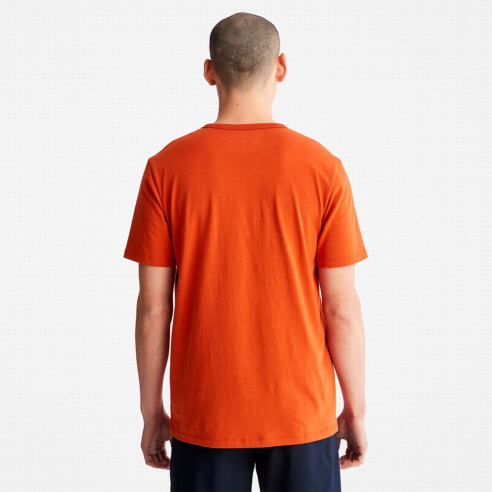 Pánské Tričko Timberland Mountains-to-Rivers T-Shirt Oranžové | TI76842-157