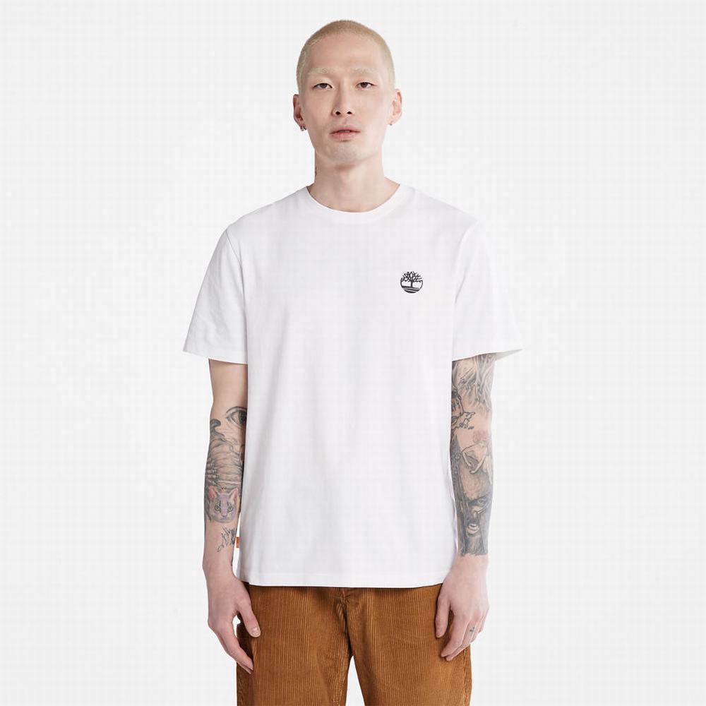 Pánské Tričko Timberland Multi-logo T-Shirt Bílé | TI59738-316