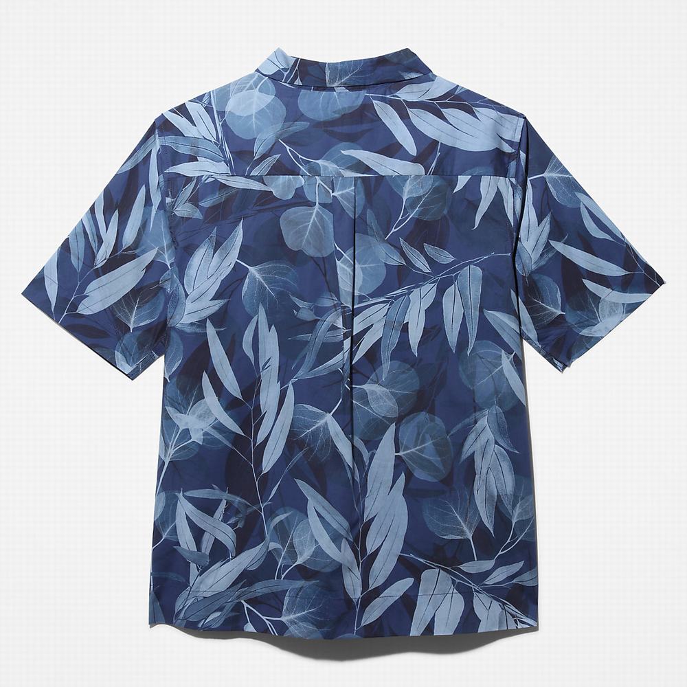 Pánské Tričko Timberland Organic Bavlněné Resort Blankyt | TI24678-804