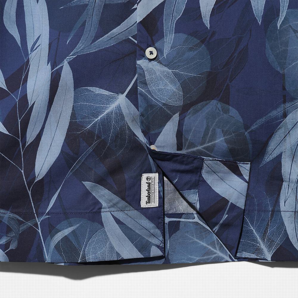 Pánské Tričko Timberland Organic Bavlněné Resort Blankyt | TI24678-804