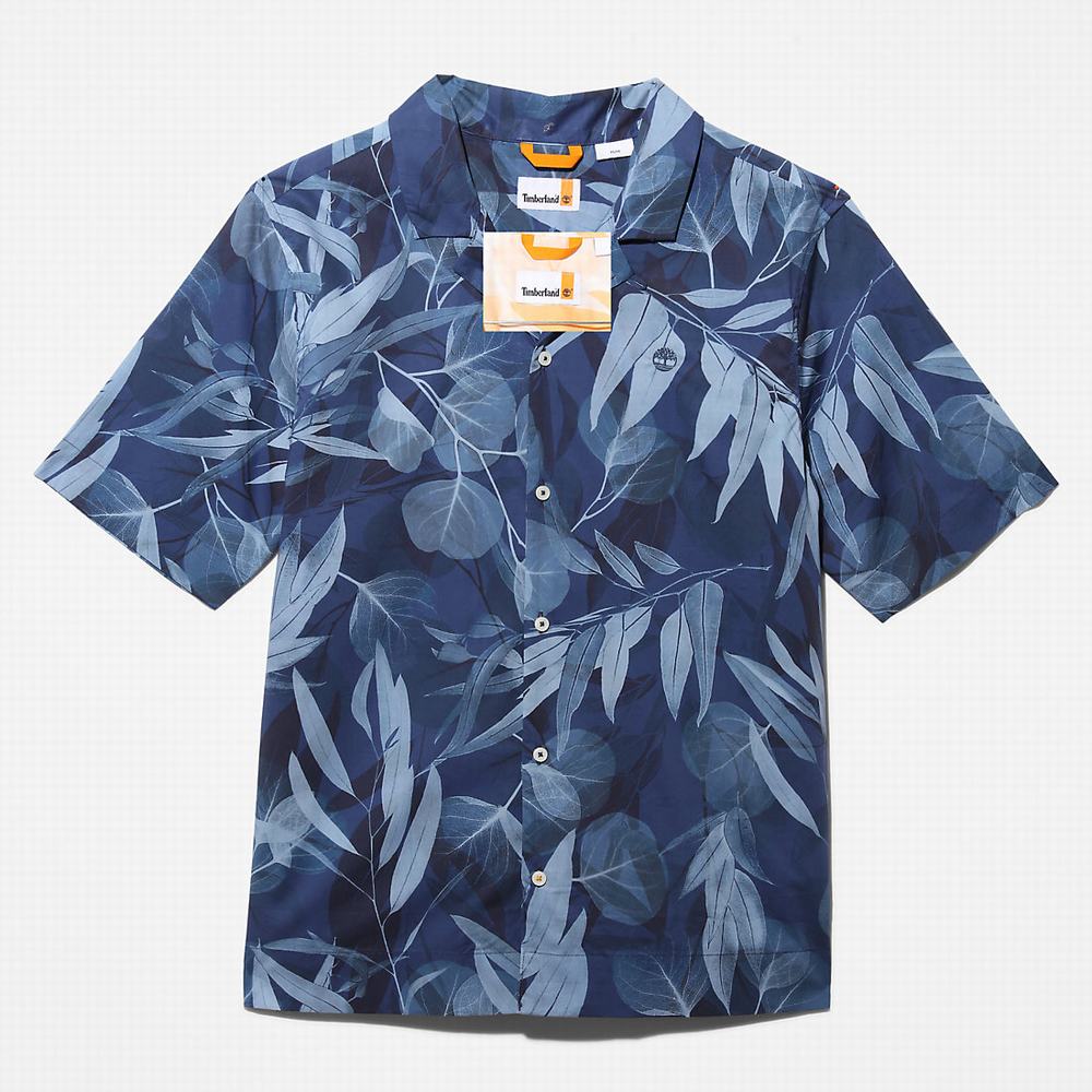 Pánské Tričko Timberland Organic Bavlněné Resort Blankyt | TI24678-804