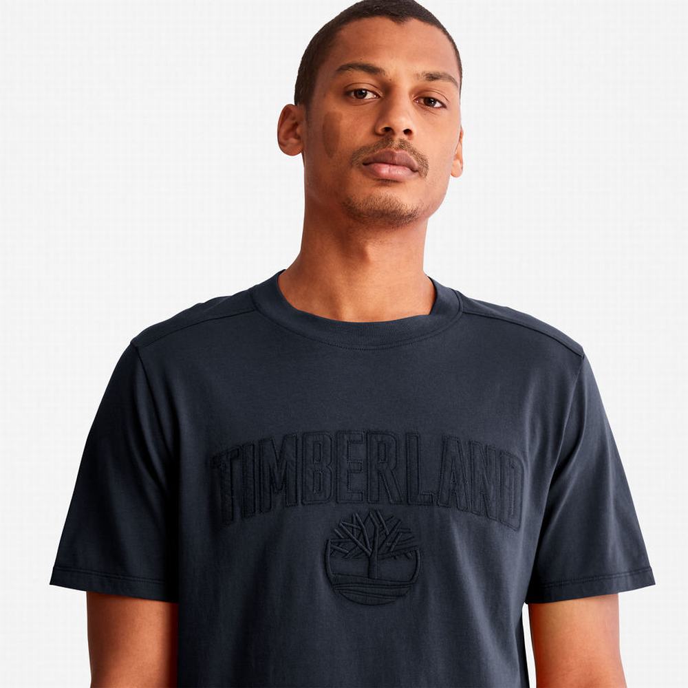 Pánské Tričko Timberland Outdoor Heritage EK+ Graphic T-Shirt Tmavě Blankyt | TI03521-361