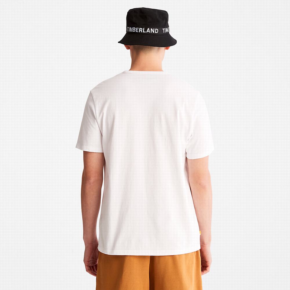 Pánské Tričko Timberland Outdoor Heritage Graphic T-Shirt Bílé | TI29483-054