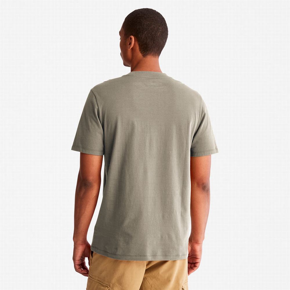 Pánské Tričko Timberland Outdoor Heritage EK+ Graphic T-Shirt Světle Šedé | TI95643-596