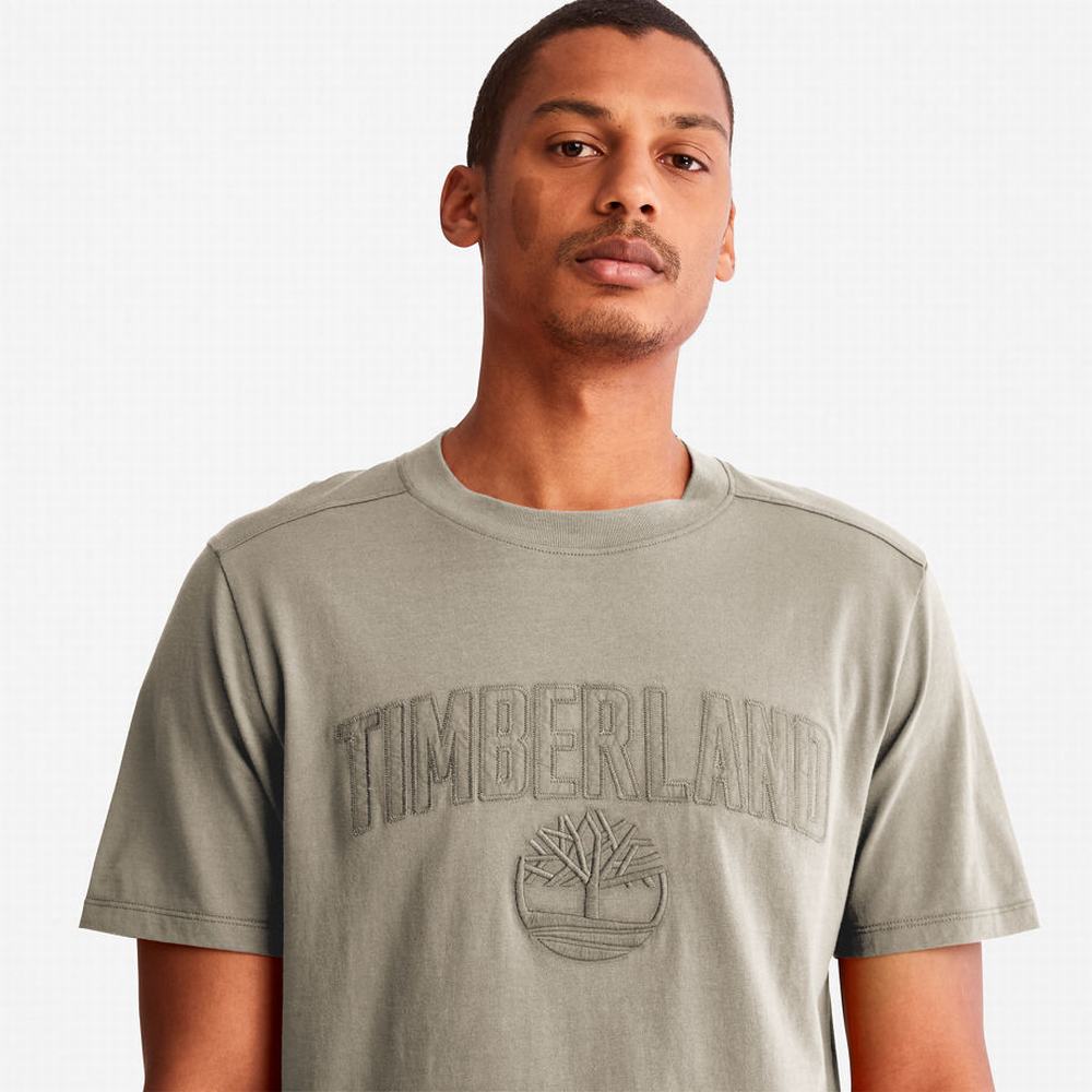 Pánské Tričko Timberland Outdoor Heritage EK+ Graphic T-Shirt Světle Šedé | TI95643-596