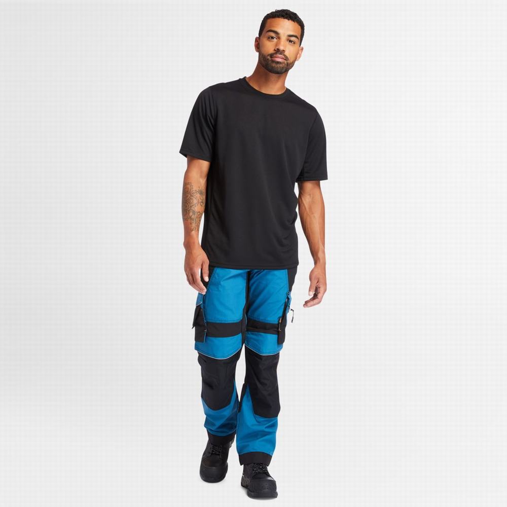Pánské Tričko Timberland PRO® Wicking Good Krátké-Sleeve T-Shirt Černé | TI42756-258