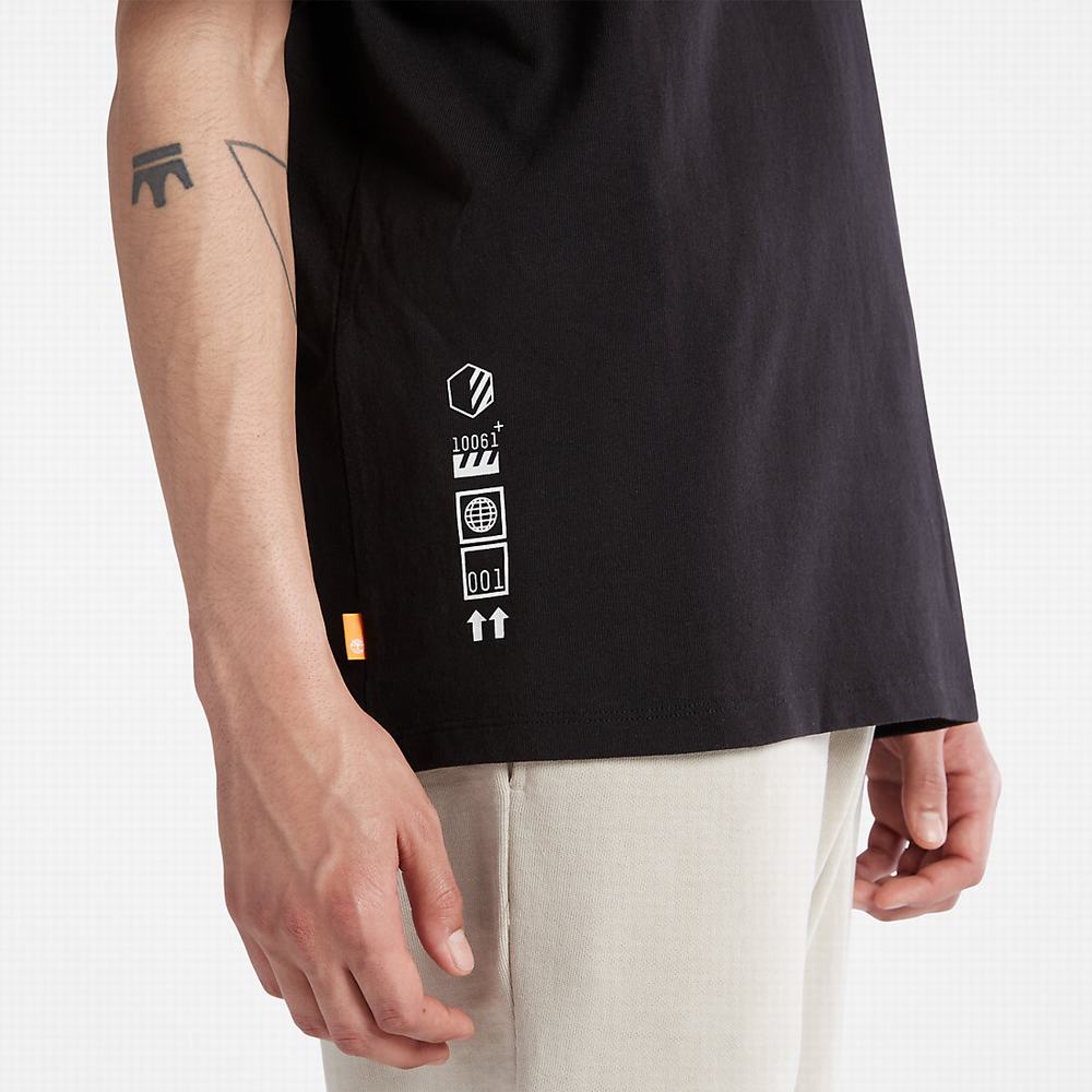 Pánské Tričko Timberland Progressive Utility Pocket T-Shirt Černé | TI16492-390
