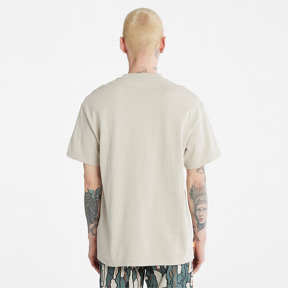 Pánské Tričko Timberland Progressive Utility Pocket T-Shirt Světle Šedé | TI36127-051