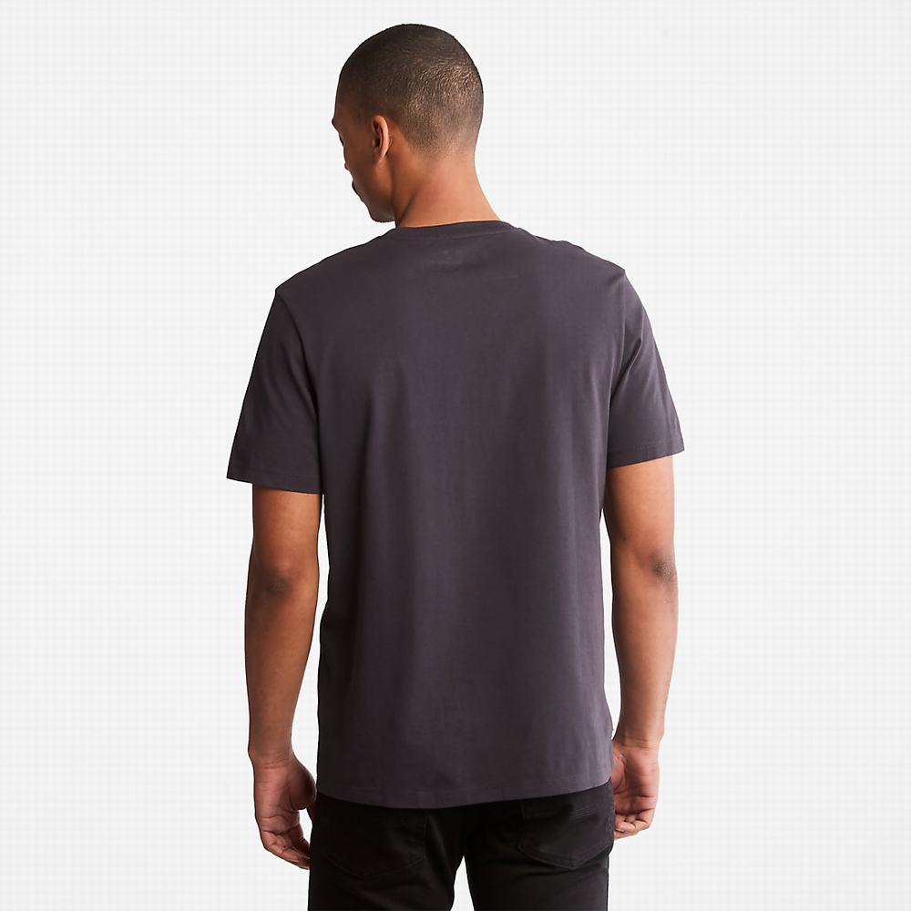 Pánské Tričko Timberland Progressive Utility Graphic T-Shirt Černé | TI86352-861