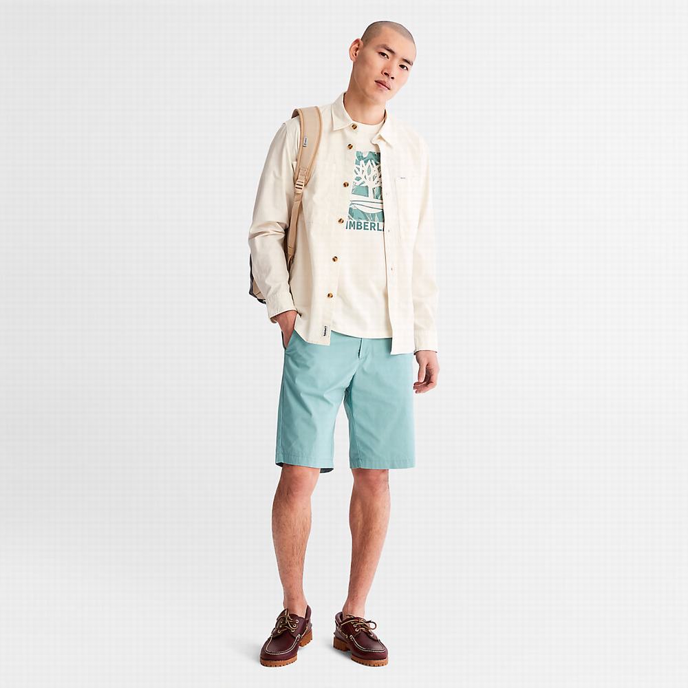 Pánské Tričko Timberland Refibra™ Graphic T-Shirt Bílé | TI27061-607