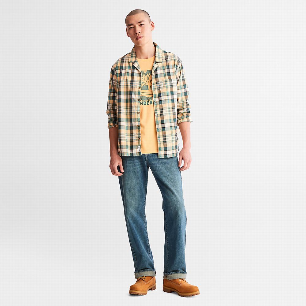 Pánské Tričko Timberland Refibra™ Graphic T-Shirt Oranžové | TI92105-841