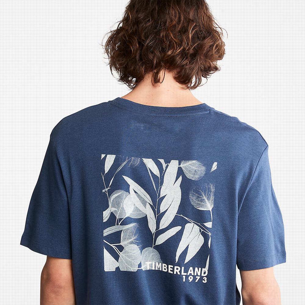 Pánské Tričko Timberland Refibra™ Technologie T-Shirt Blankyt | TI32408-472