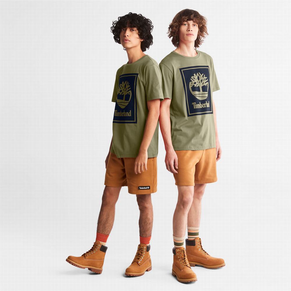 Pánské Tričko Timberland Tree Logo T-Shirt Šedé | TI38672-974