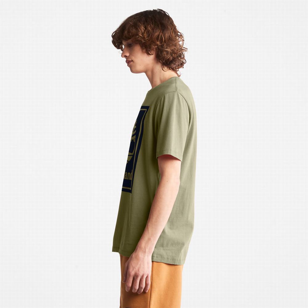 Pánské Tričko Timberland Tree Logo T-Shirt Šedé | TI38672-974