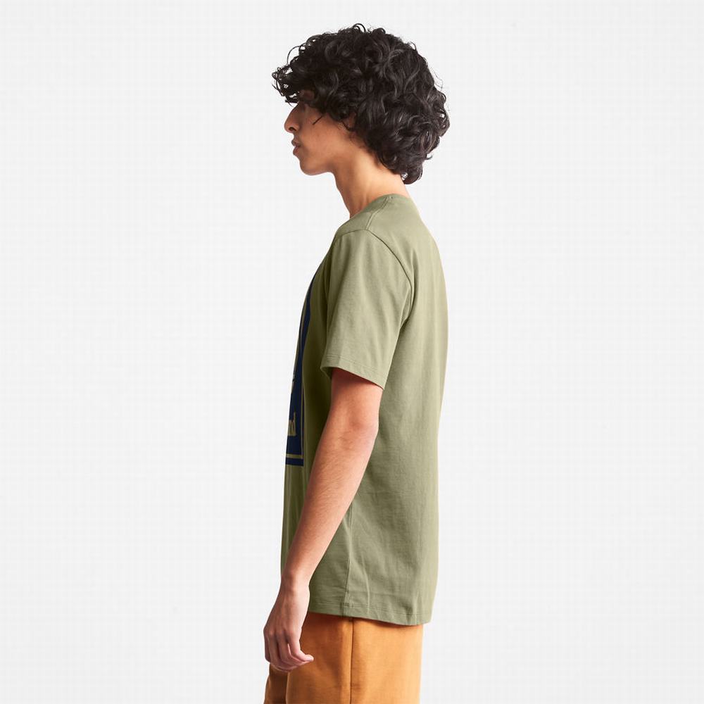 Pánské Tričko Timberland Tree Logo T-Shirt Šedé | TI38672-974