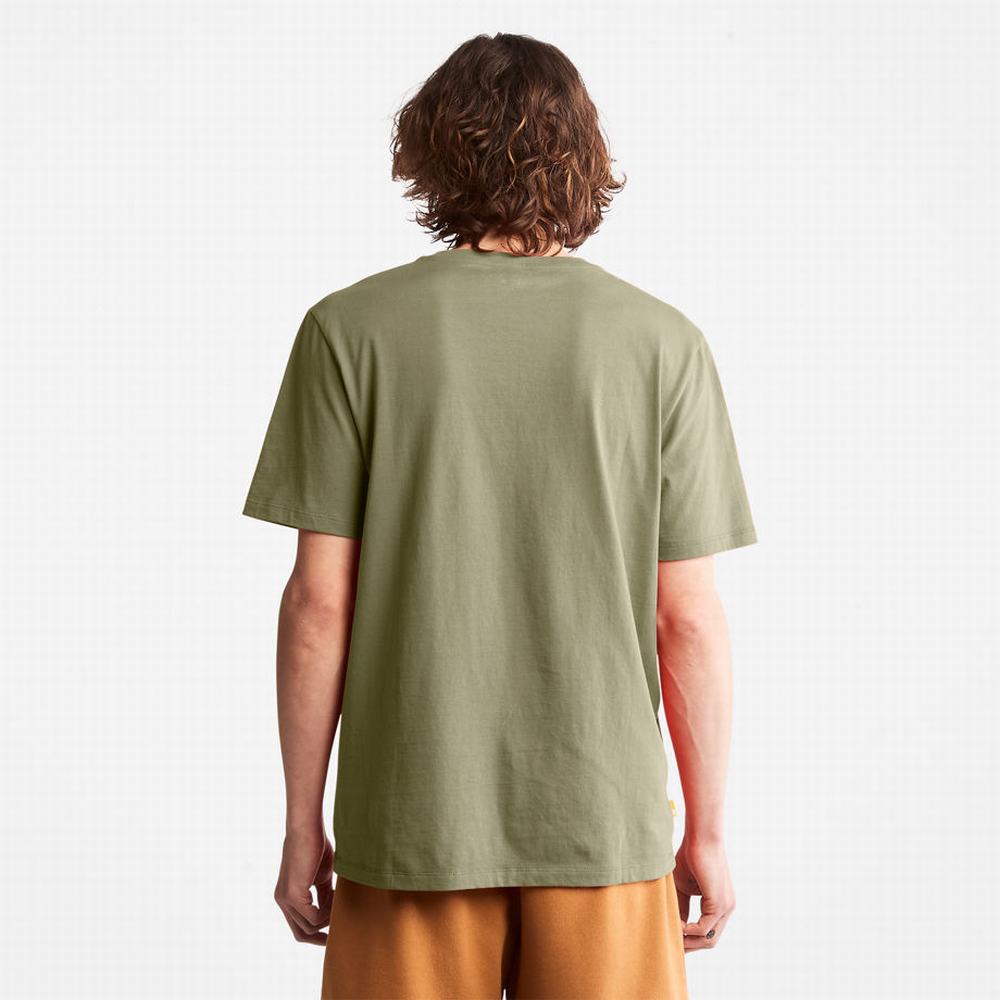 Pánské Tričko Timberland Tree Logo T-Shirt Šedé | TI38672-974