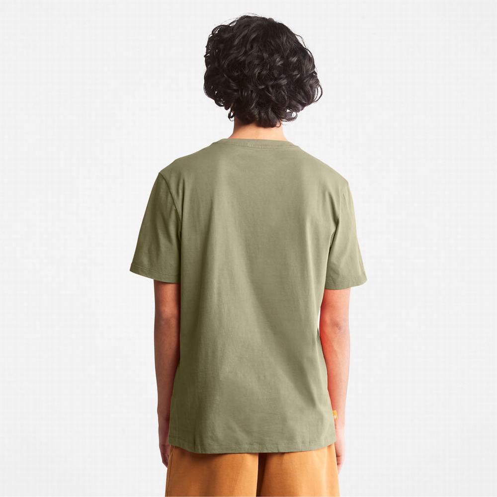 Pánské Tričko Timberland Tree Logo T-Shirt Šedé | TI38672-974