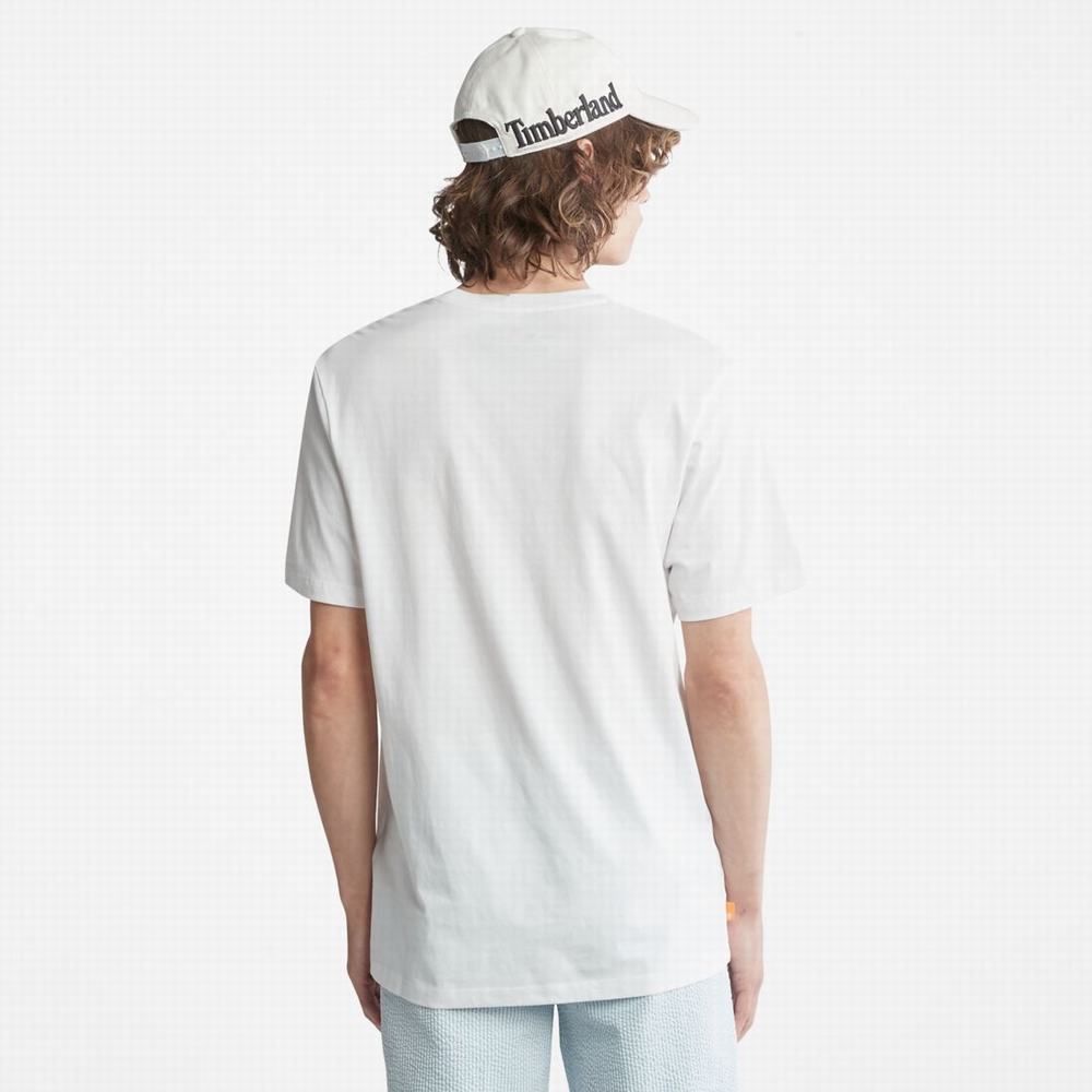 Pánské Tričko Timberland Tree-Logo T-Shirt Bílé | TI87391-052