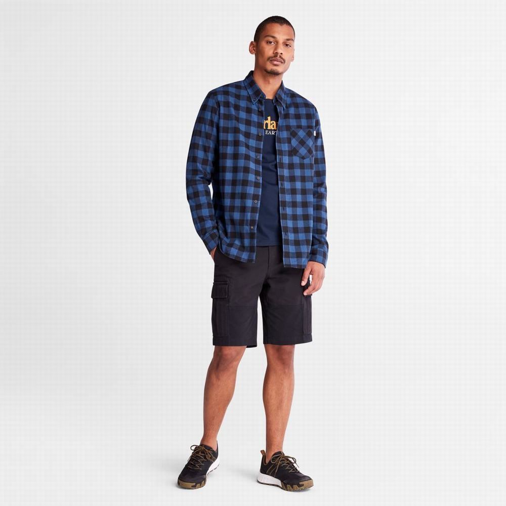 Pánské Tričko Timberland Vítr, Vody, Earth and Sky Long-Sleeve T-Shirt Tmavě Blankyt | TI17429-689