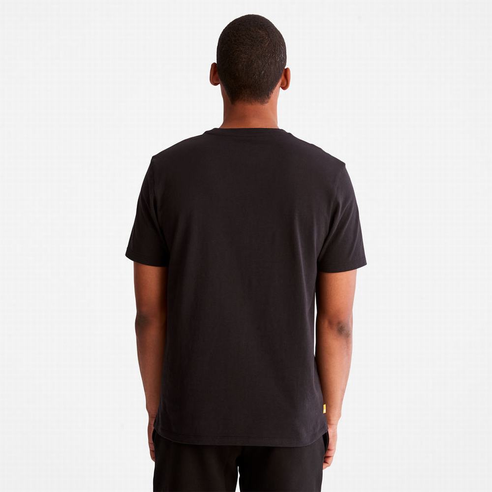 Pánské Tričko Timberland Vítr, Vody, Earth and Sky™ T-Shirt Černé | TI49513-641
