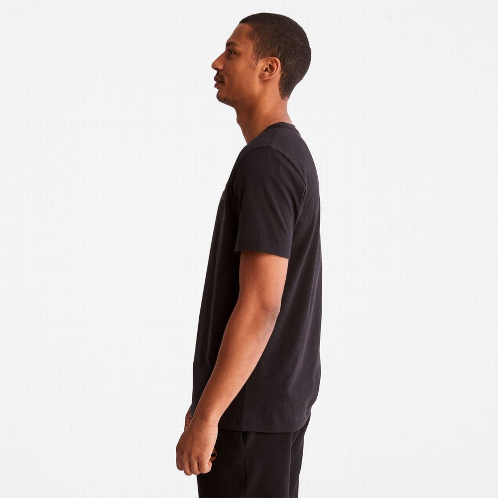 Pánské Tričko Timberland Vítr, Vody, Earth and Sky™ T-Shirt Černé | TI49513-641
