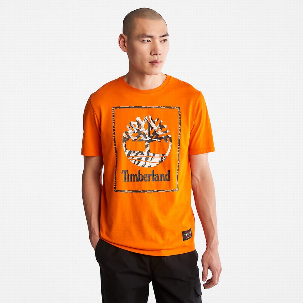 Pánské Tričko Timberland Year of the Tiger T-Shirt Oranžové | TI46301-071