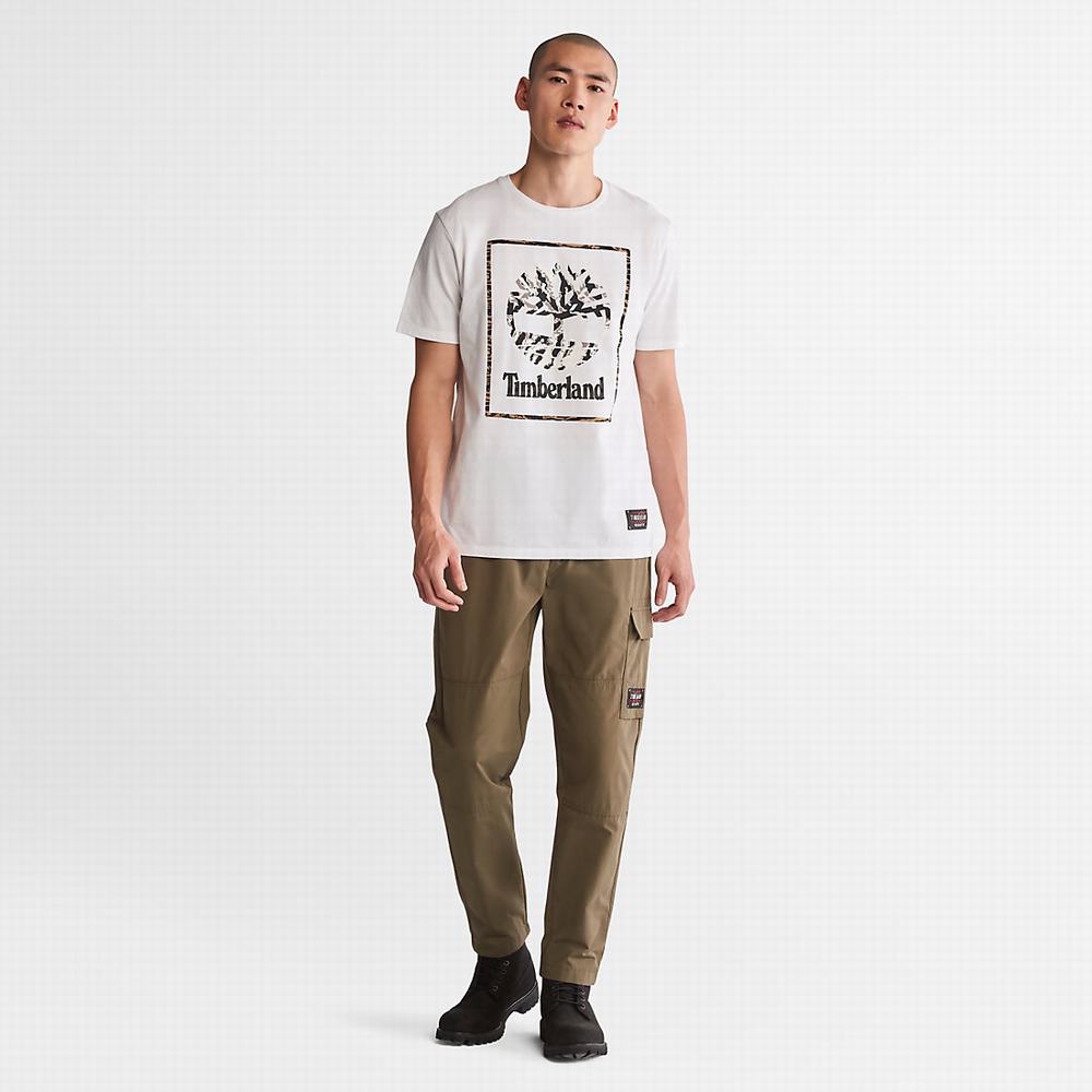 Pánské Tričko Timberland Year of the Tiger T-Shirt Bílé | TI84671-521