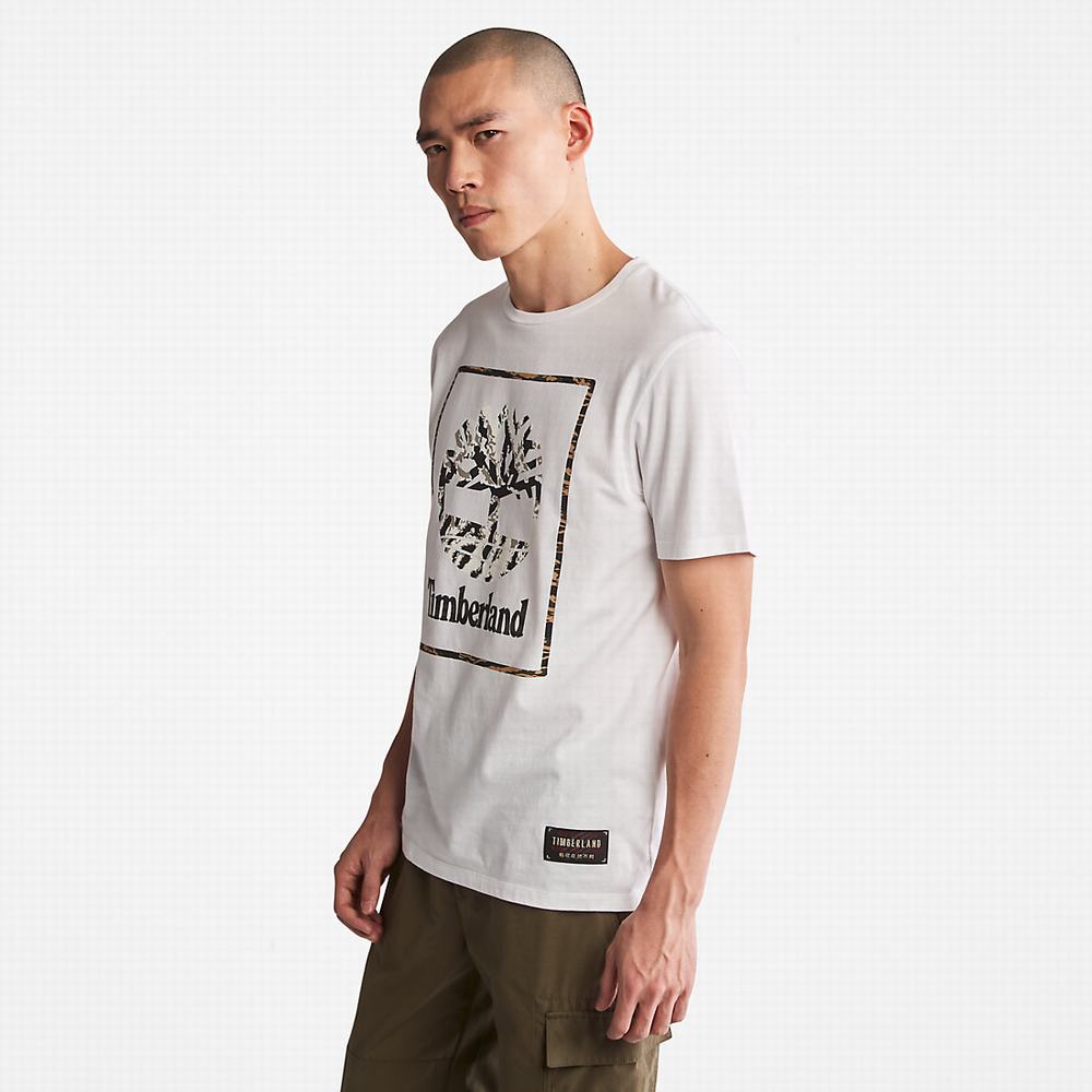Pánské Tričko Timberland Year of the Tiger T-Shirt Bílé | TI84671-521