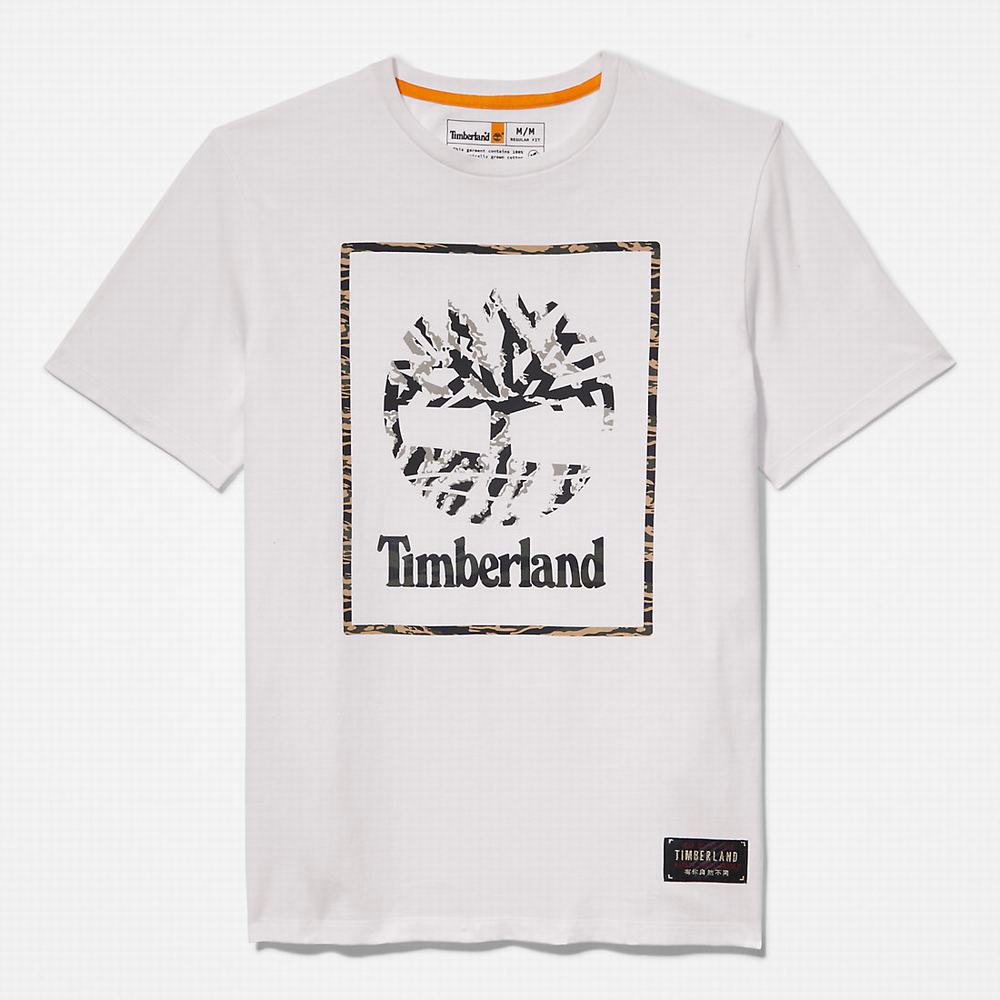 Pánské Tričko Timberland Year of the Tiger T-Shirt Bílé | TI84671-521