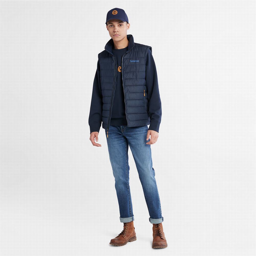 Pánské Vesty Timberland Axis Peak Tmavě Blankyt | TI76154-730