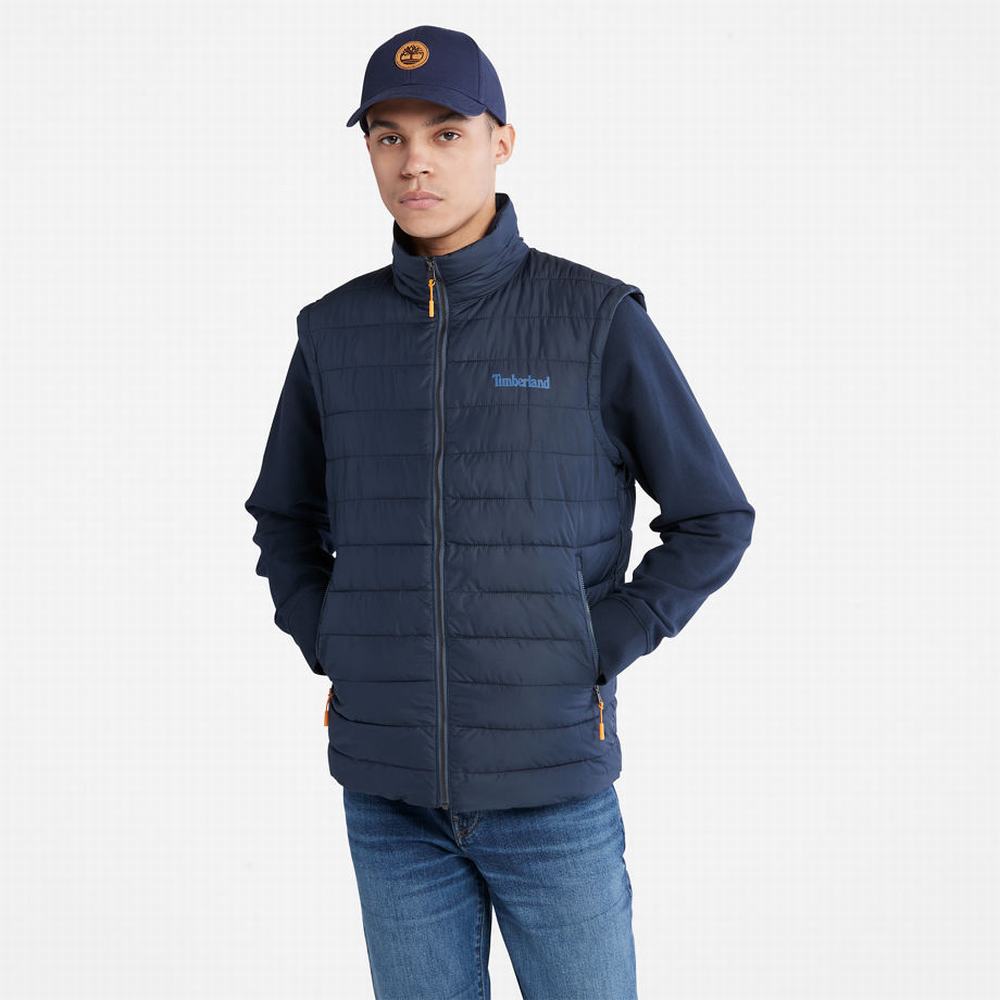 Pánské Vesty Timberland Axis Peak Tmavě Blankyt | TI76154-730