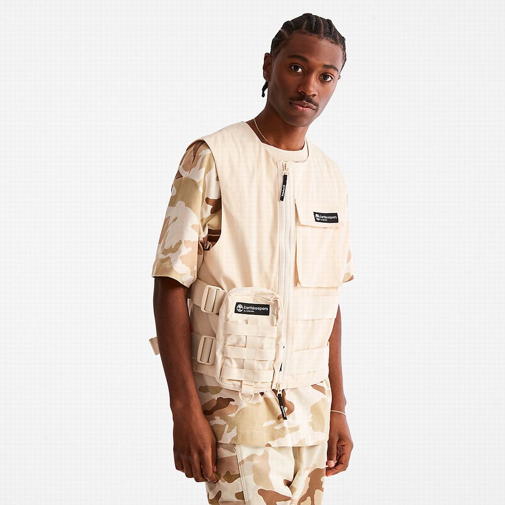 Pánské Vesty Timberland Earthkeepers® by Raeburn Utility Béžový | TI93157-478