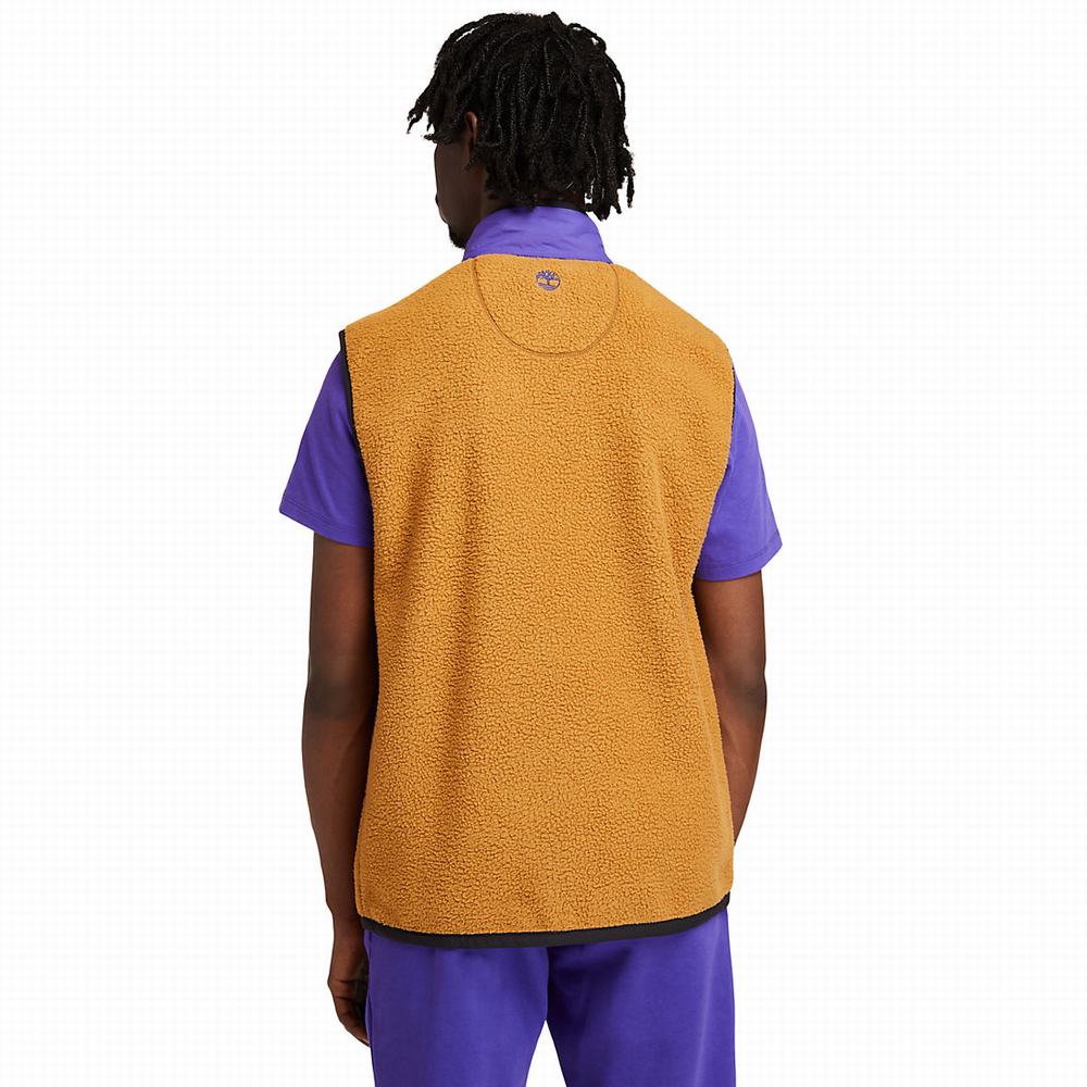 Pánské Vesty Timberland High-Pile Fleece Žluté | TI08341-456
