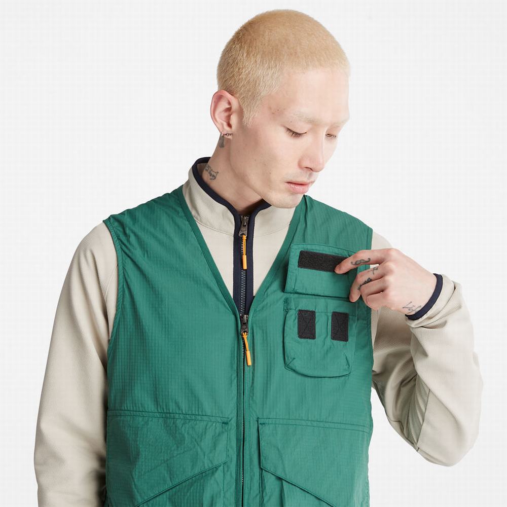 Pánské Vesty Timberland Outdoor Stow-and-Go Utility Zelene | TI19542-261