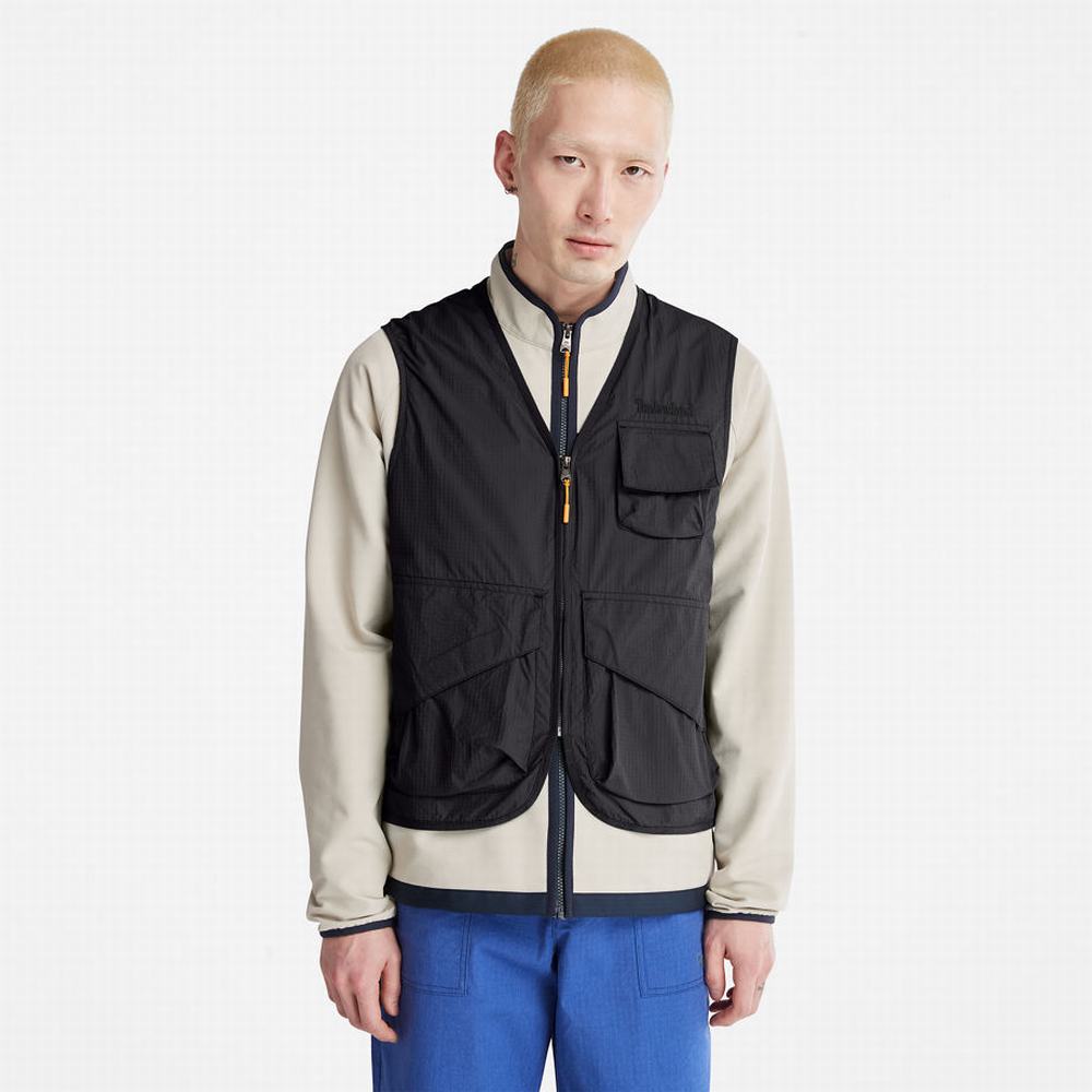 Pánské Vesty Timberland Outdoor Stow-and-Go Utility Černé | TI95078-072